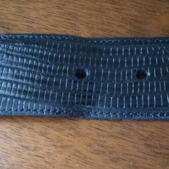 Vintage Ralph Lauren Black Lizard Belt main image 6